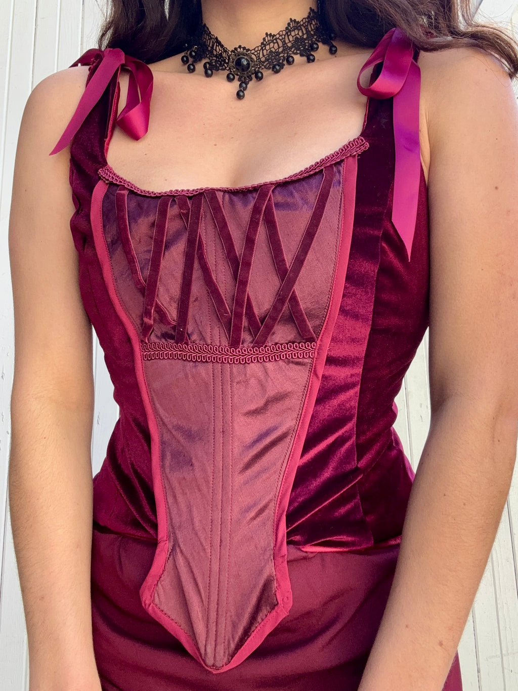The Vampira Corset by Savannah Rose