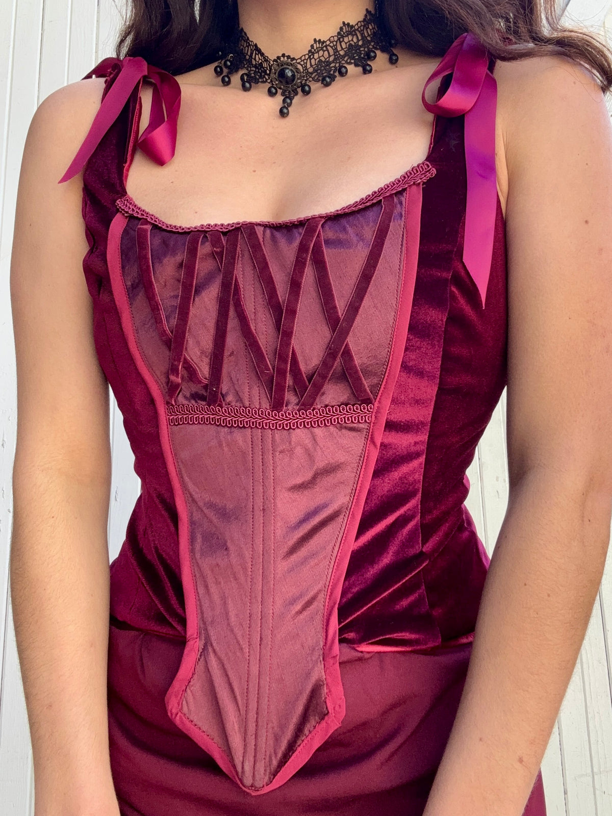 The Vampira Corset by Savannah Rose