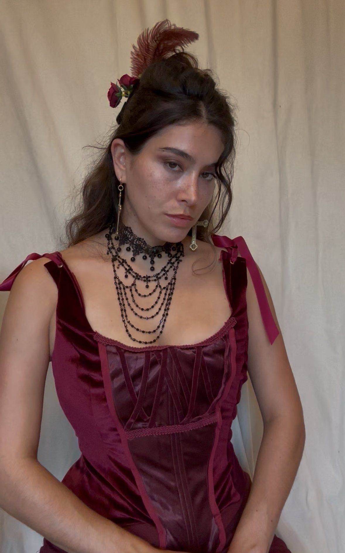 The Vampira Corset by Savannah Rose