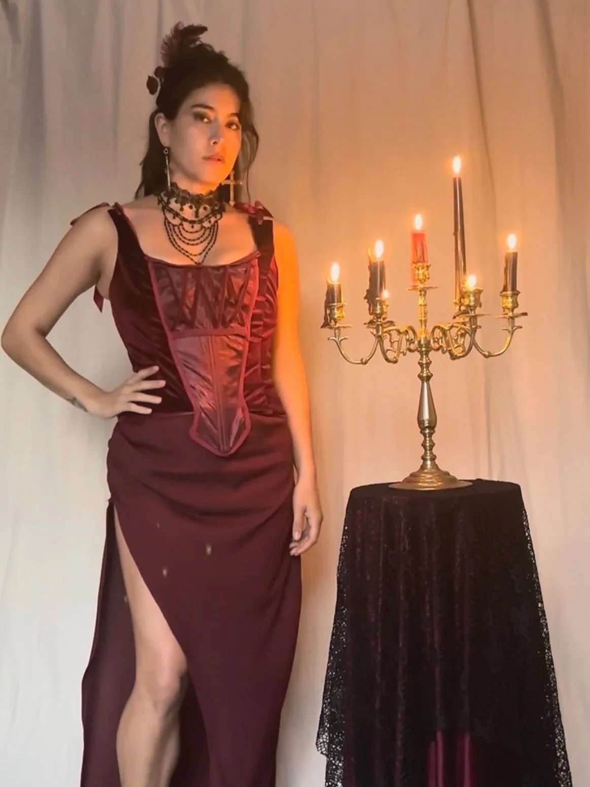 The Vampira Corset by Savannah Rose