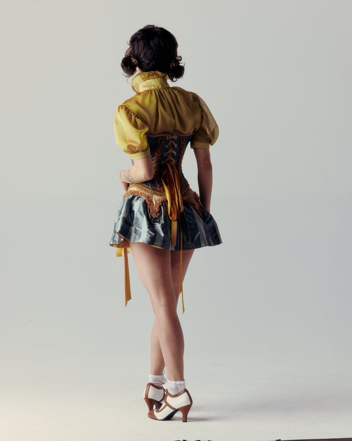 The Olive Blouse by Savannah Rose, Cirque de L'amour collection