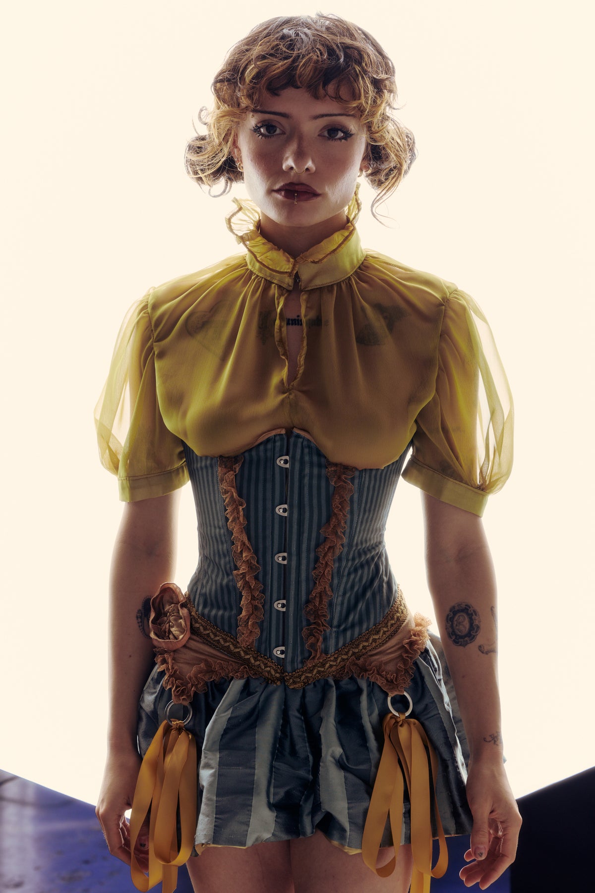 The Olive Corset by Savannah Rose, Cirque de L'amour collection
