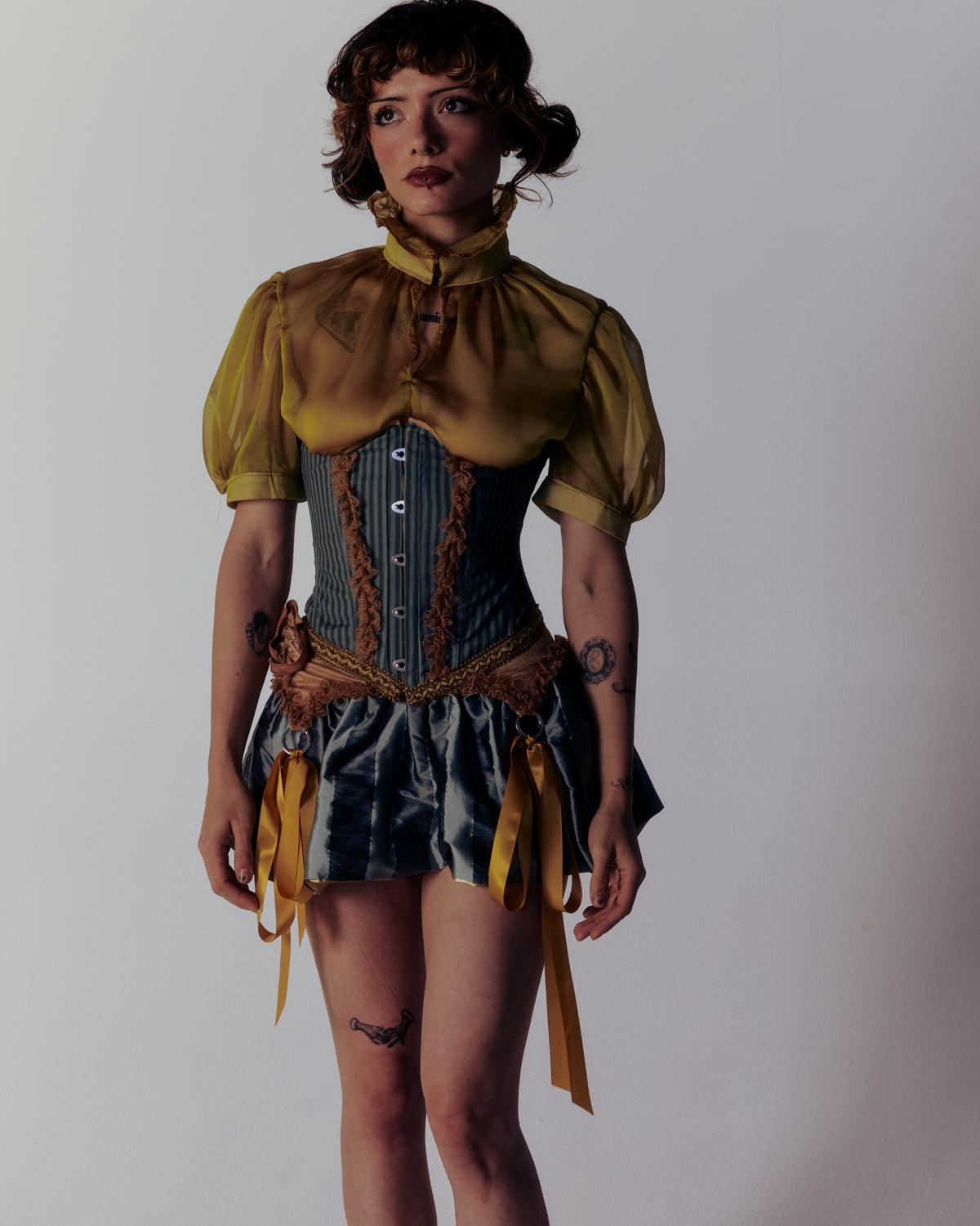 The Olive Corset by Savannah Rose, Cirque de L'amour collection