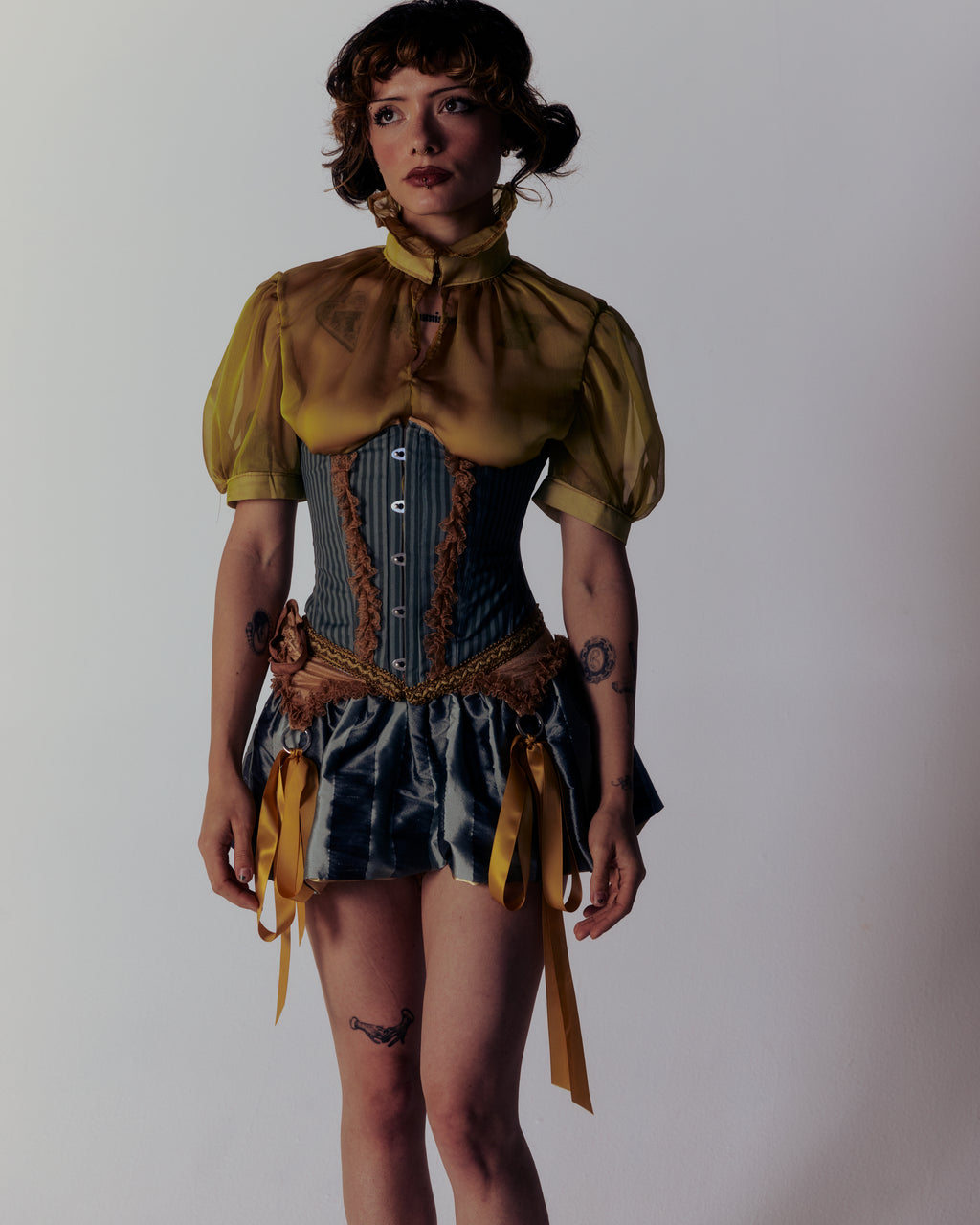 The Olive Skirt by Savannah Rose, Cirque de L'amour collection