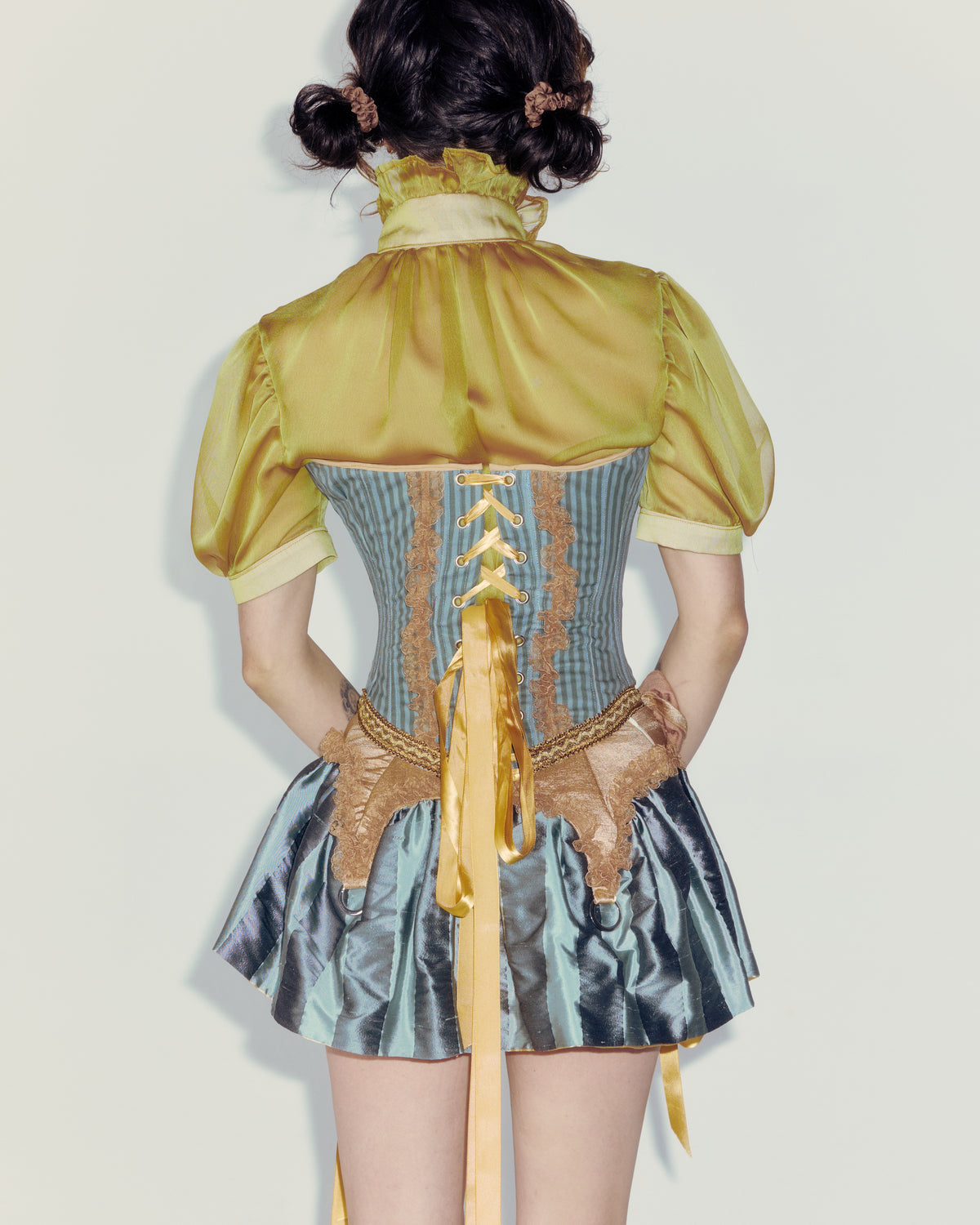 The Olive Corset by Savannah Rose, Cirque de L'amour collection