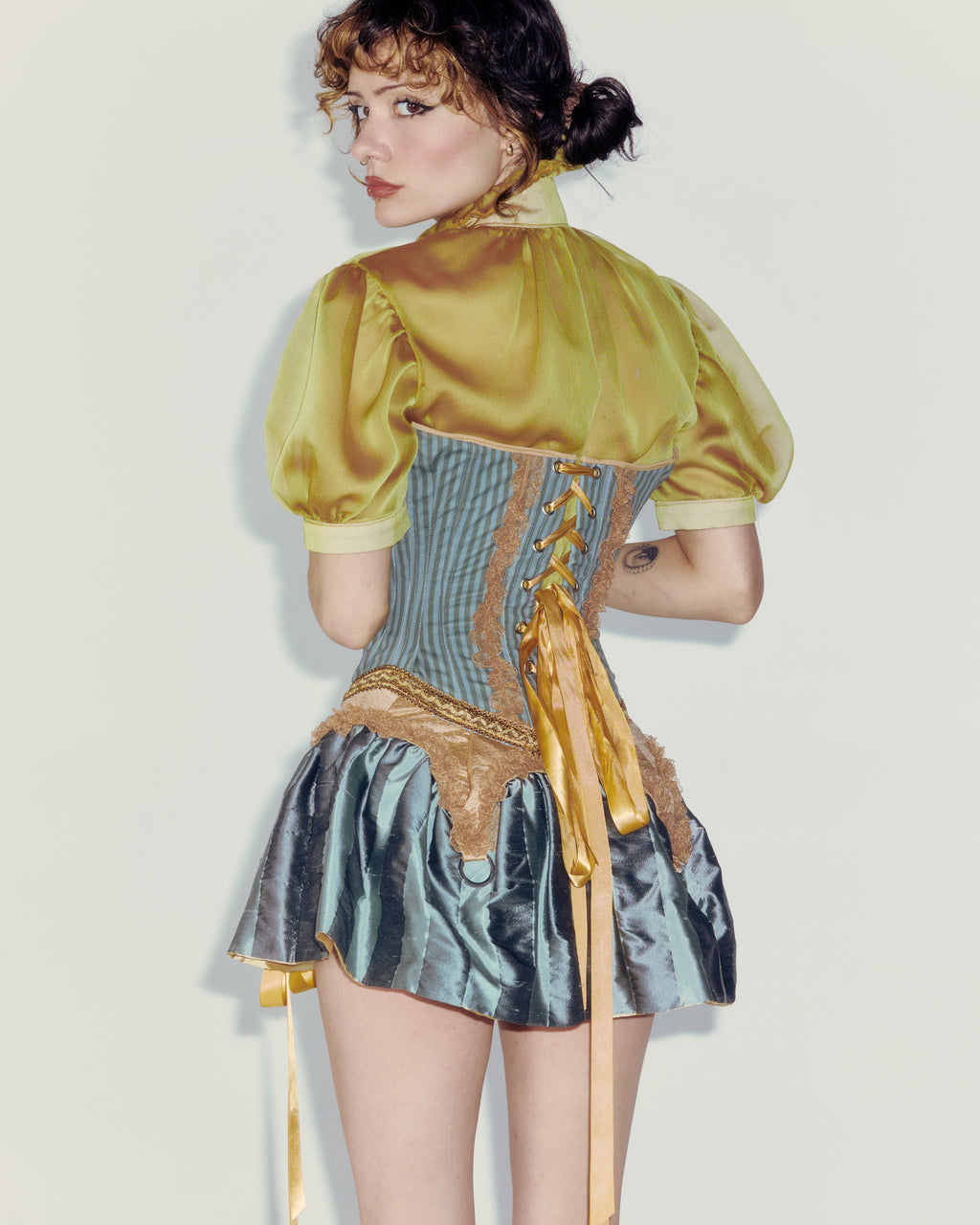 The Olive Corset by Savannah Rose, Cirque de L'amour collection