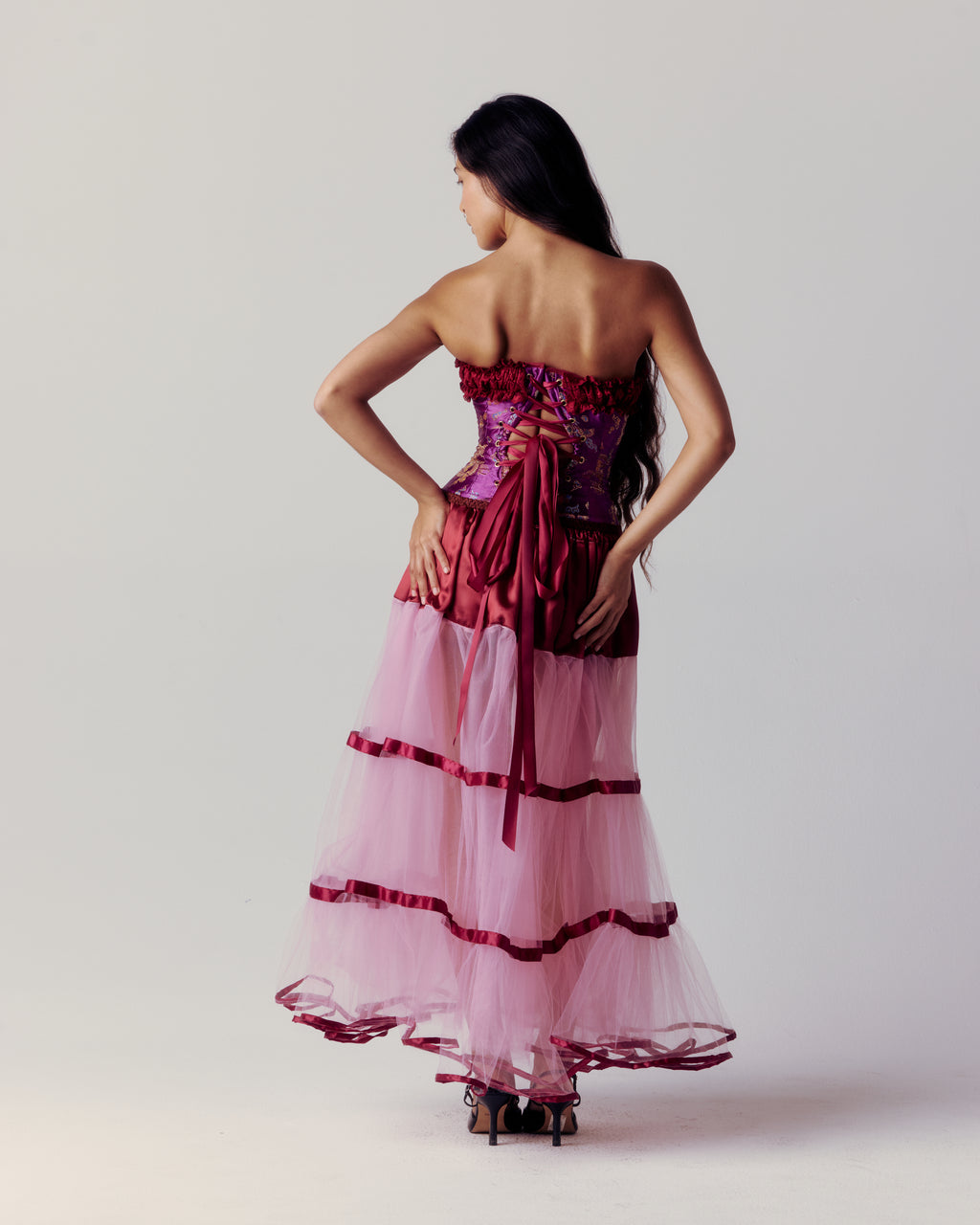 The Esmeralda Corset by Savannah Rose, Cirque de L'amour collection